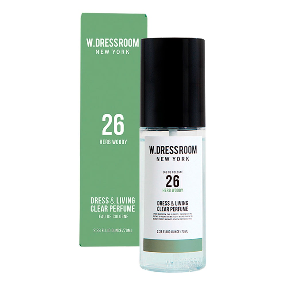 Nước hoa W.Dressroom Dress & Living Clear Perfume No.26 Herb Woody 70ml