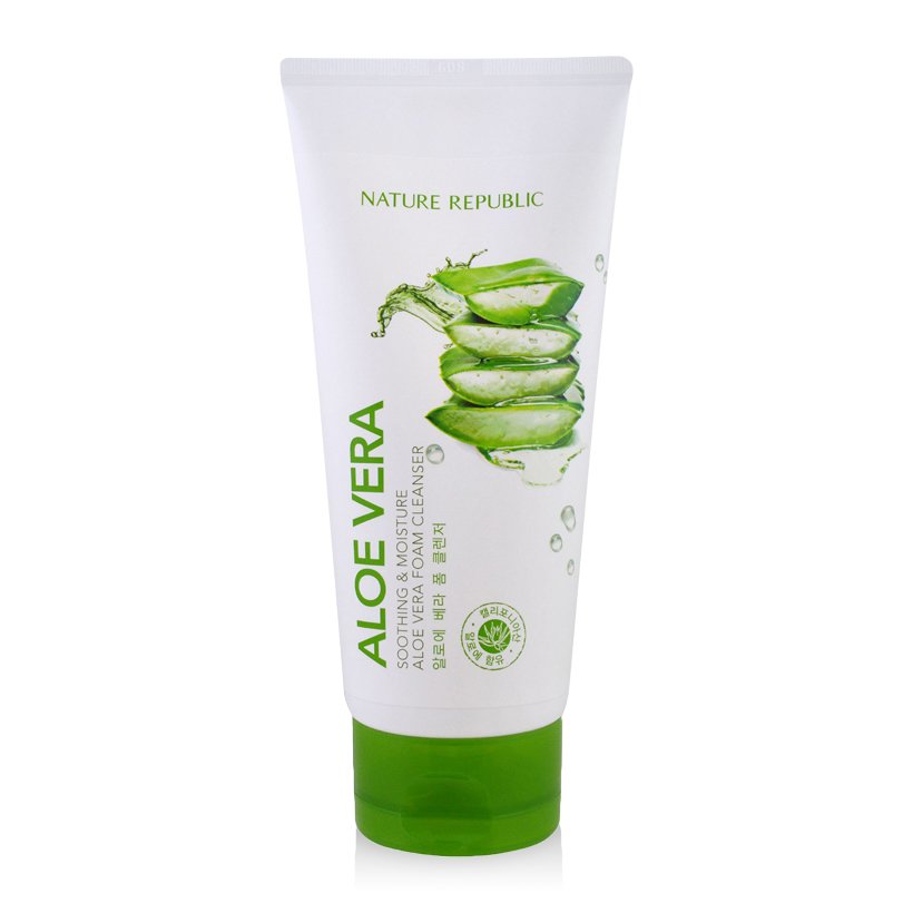 Sữa rửa mặt Nature Republic Soothing & Moisture Aloe Vera Foam Cleanser