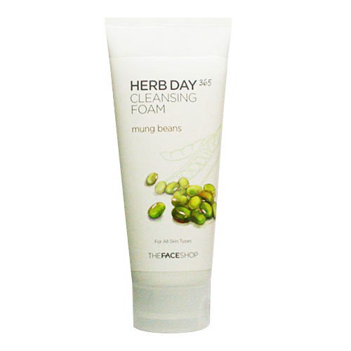 Sữa rửa mặt THEFACESHOP Herb365 cleansing foam Mungbeans 170ml