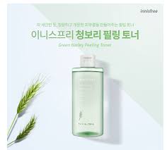 Nước hoa hồng Innisfree Green Barley Peeling Toner 250mL