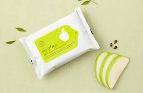 Giấy tẩy trang Innisfree Apple Seed Lip and Eye Remover Tissue 30EA