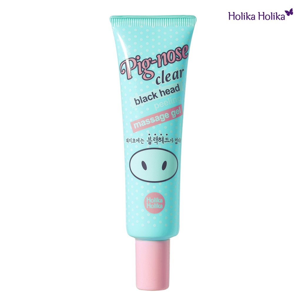 Loại bỏ mụn đầu đen HOLIKA HOLIKA Pig norse clear black head peeling massage gel