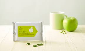 Khăn tẩy trang Innisfree Apple Seed Cleansing Tissue 15EA