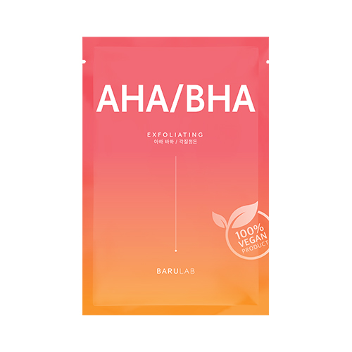 Mặt nạ BARULAB The Clean Vegan AHA/BHA Mask 10 miếng