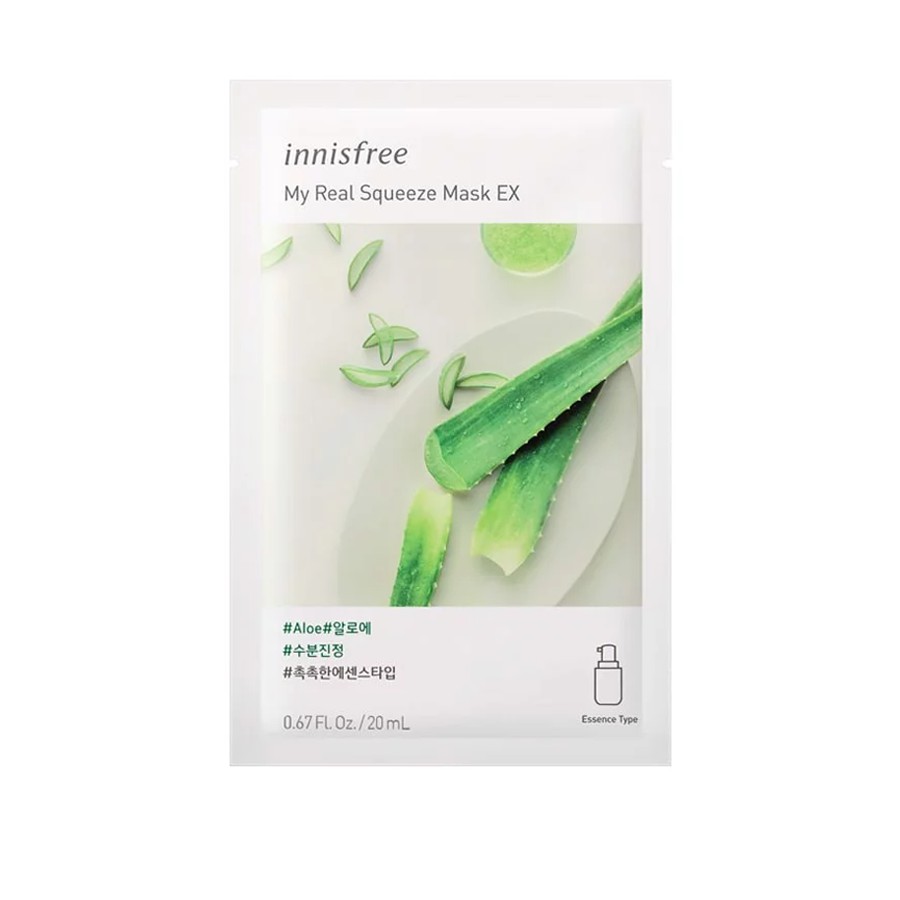 Mặt nạ Innisfree My Real Squeeze Mask EX Aloe lô hội