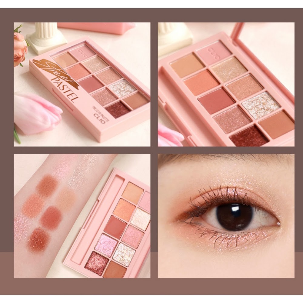 Bảng phấn mắt CLIO PRO EYE PALETTE 06 STREET PASTEL