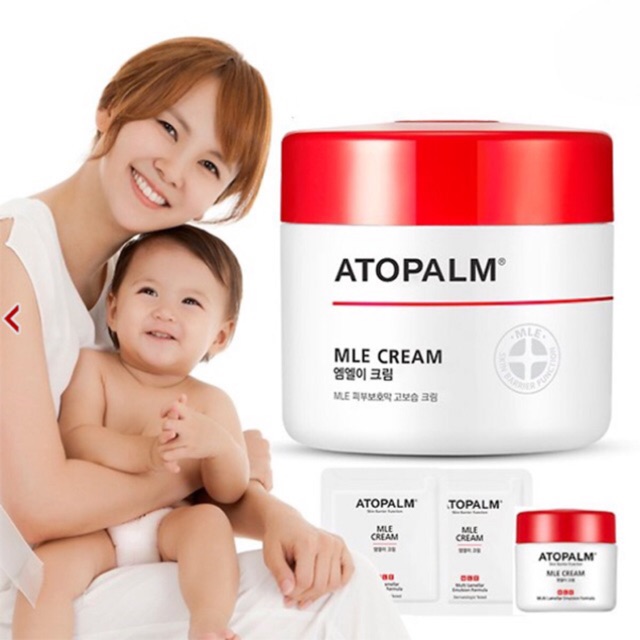 Kem dưỡng trị viêm da cơ địa, chàm, mần dị ứng cho bé ATOPALM MLE Cream 8ml