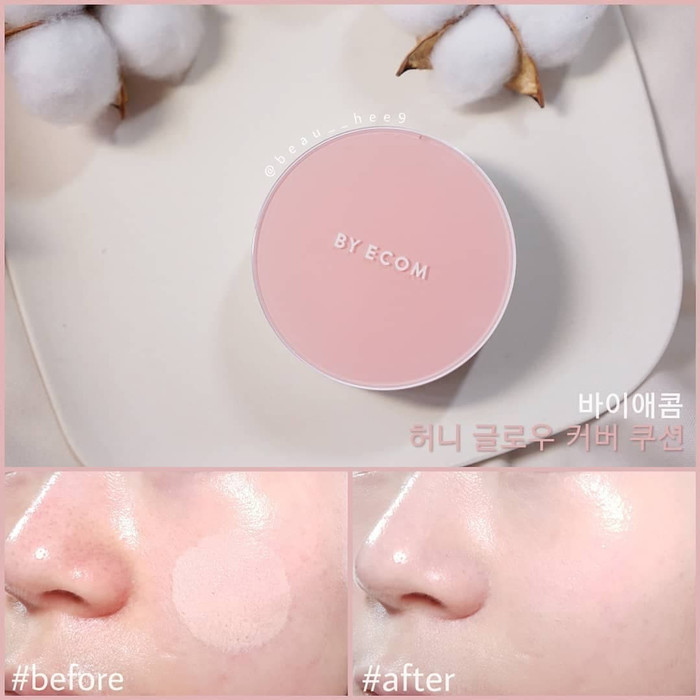 Phấn nước By Ecom Honey Glow Cover Cushion 12g #21 Light Beige