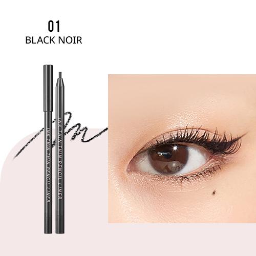 Chì kẻ mắt Peripera Ink Thin Thin Brush Liner 01 Black Noir