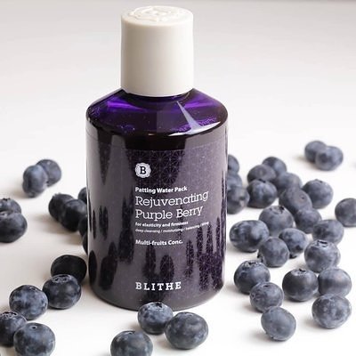 Mặt nạ dạng vỗ nước, dưỡng da nhanh BLITHE Patting Splash Mask Rejuvenating Purple Berry 150ml