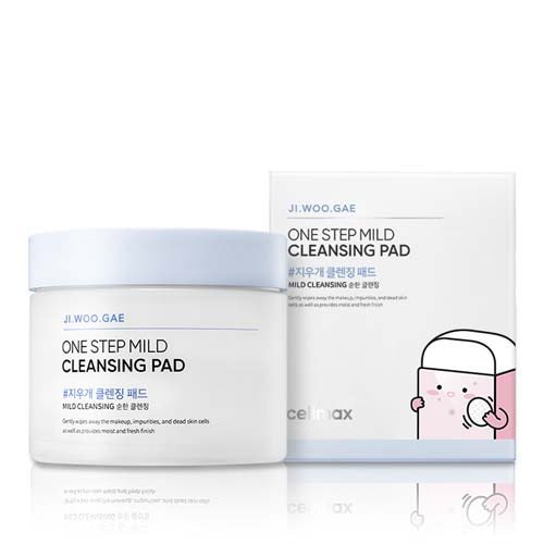 Bông bỏ lớp trang điểm, tế bào chết CELIMAX One Step Mild Cleansing Pad 60EA