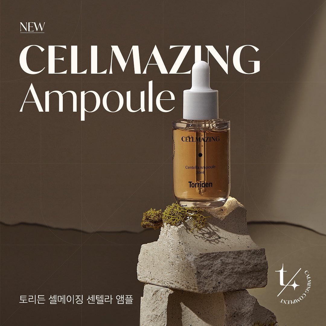 Serum làm dịu da và dưỡng ẩm Torriden Cellmazing Centella Ampoule 30ml