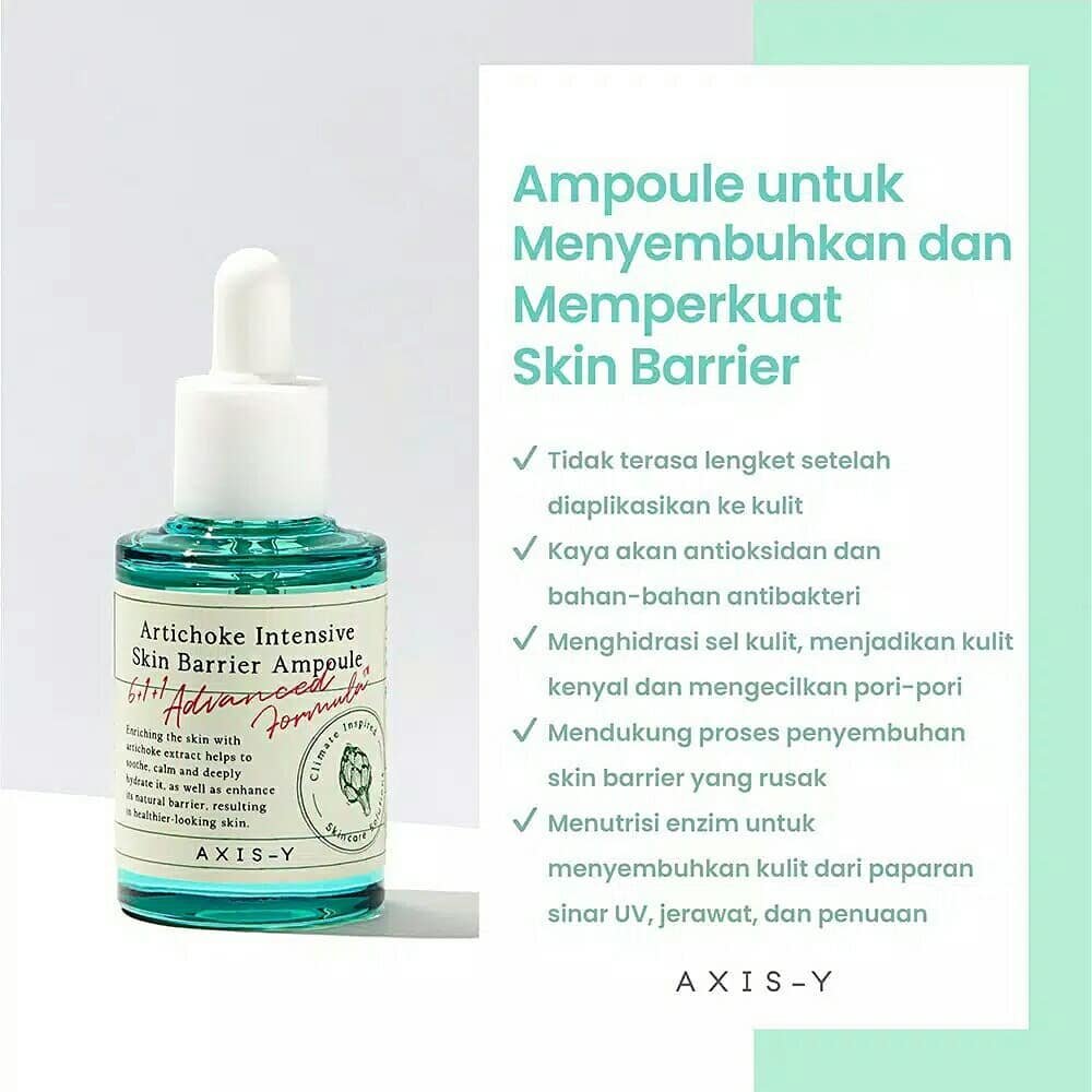 Tinh chất dưỡng ẩm và phục hồi da AXIS-Y Artichoke Intensive Skin Barrier Ampoule 30ml