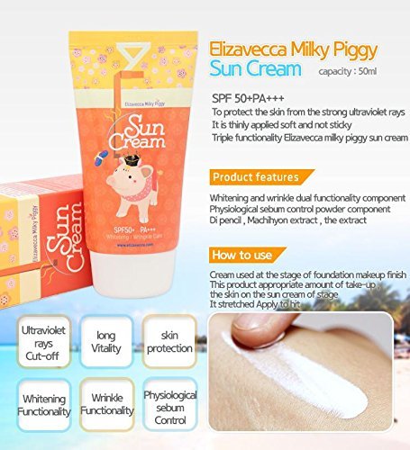 Kem chống nắng Elizavecca Milky Piggy Sun Cream 50ml