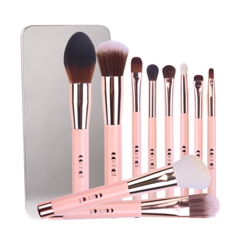 Cọ trang điểm CORINGCO Basic Magnetic Make-up Brush 10ps 10 cọ 1 gương