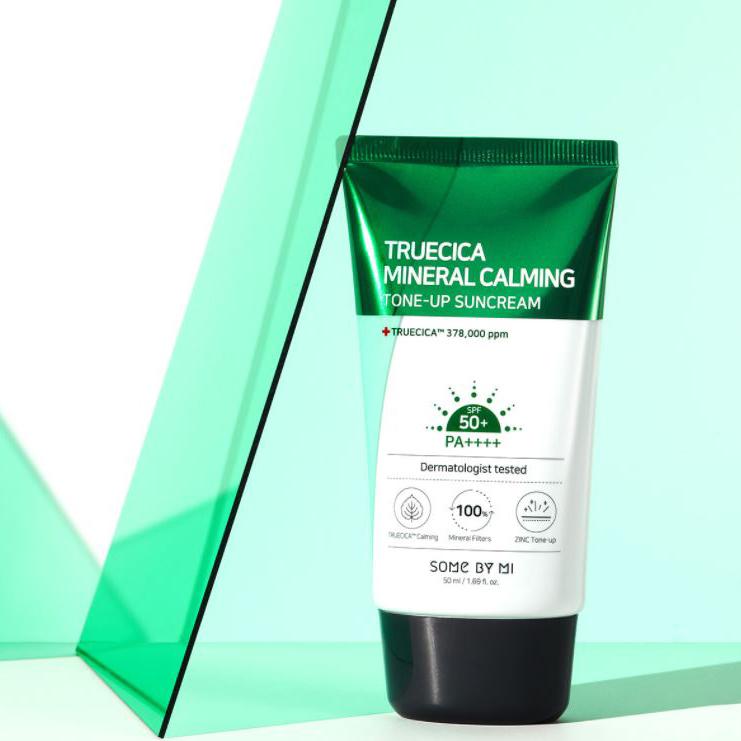 truecica mineral calming tone-up suncream 50ml 50pa++++ somebymi4