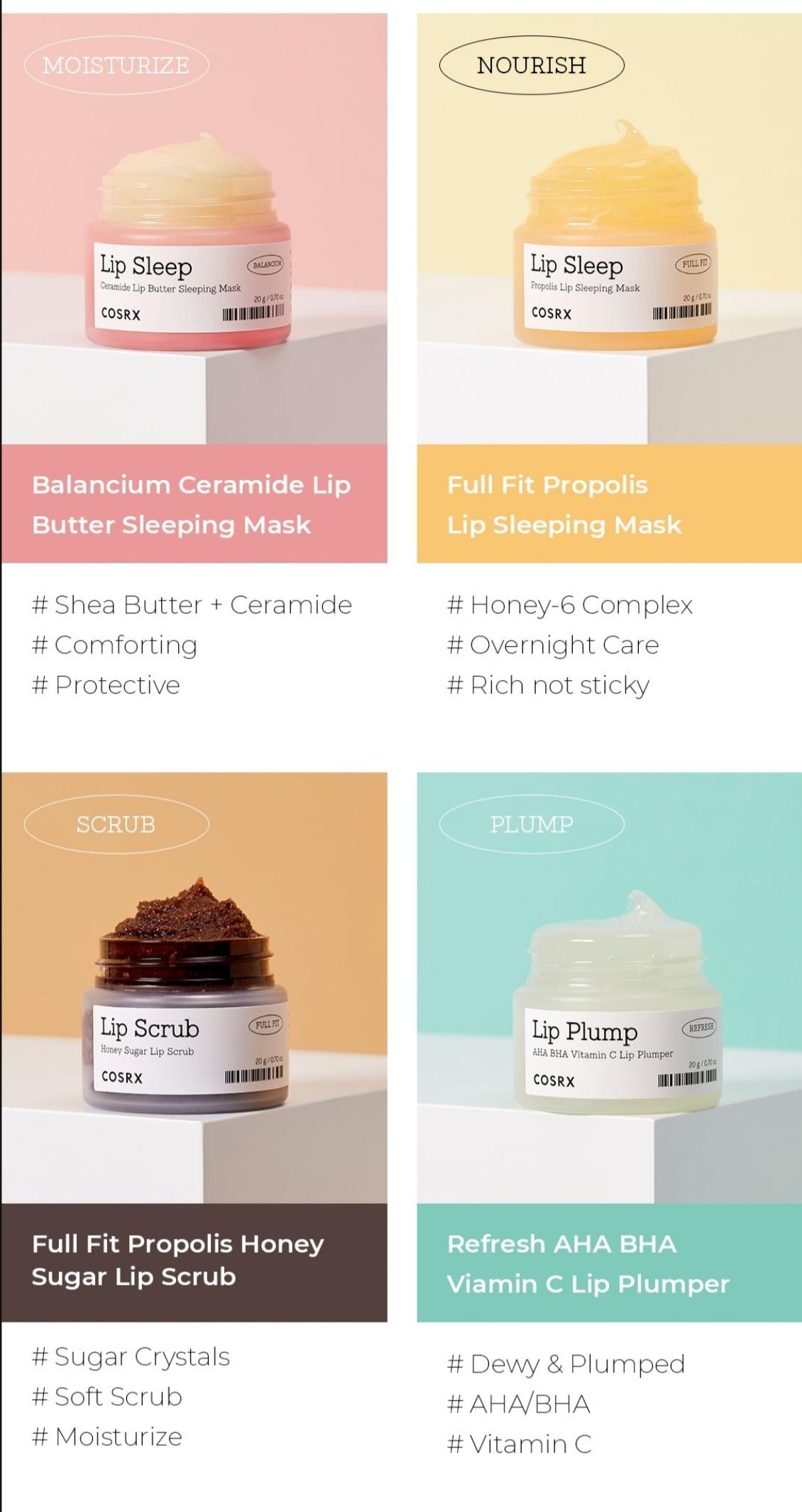cosrx balancium ceramide lip butter sleeping mask 20g5