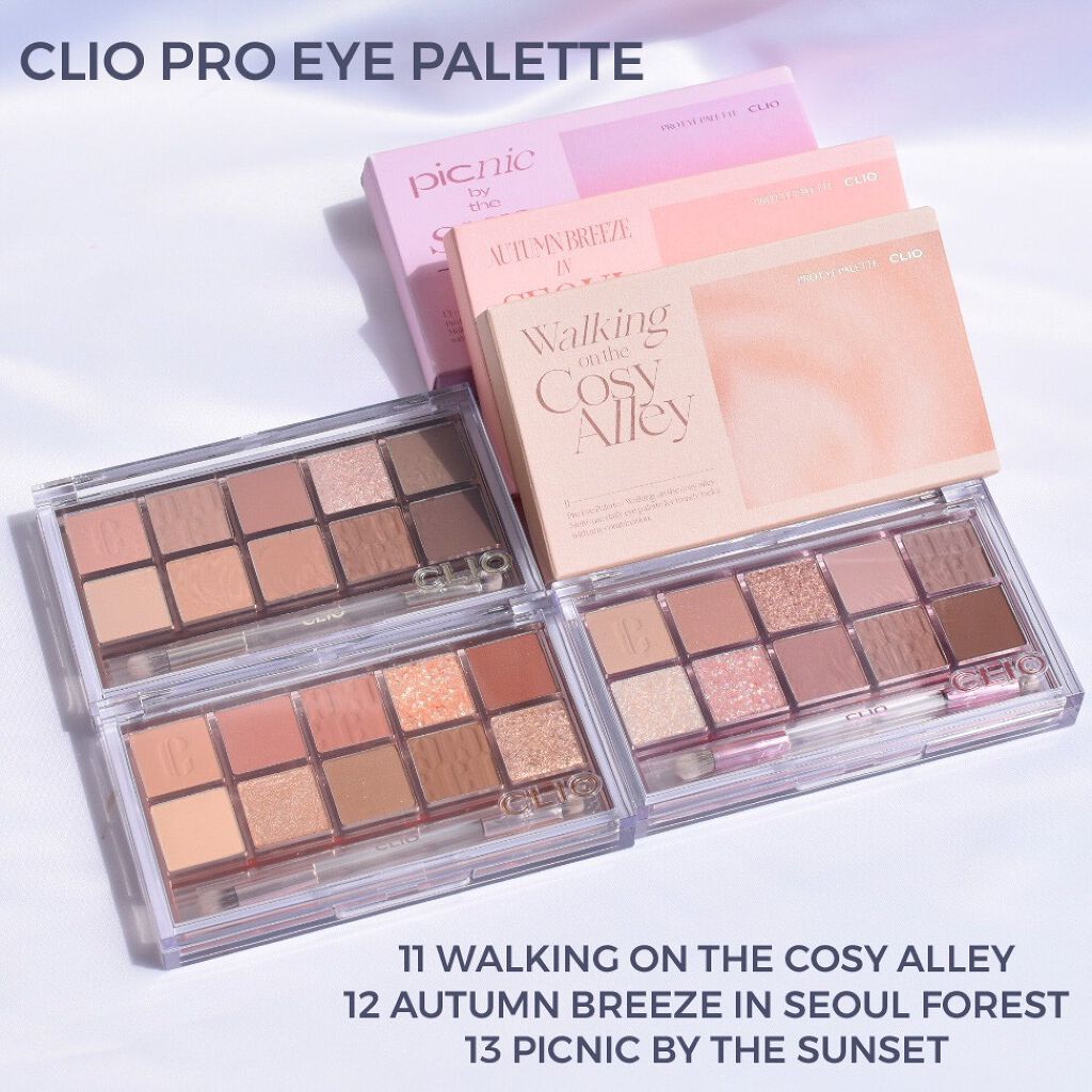 CLIO PRO EYE PALETTE #11 WALKING ON THE COSY ALLEY