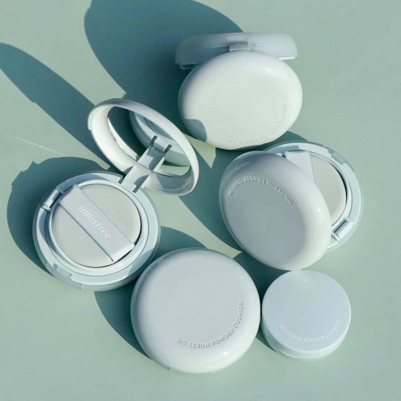 innisfree no-sebum powder cushion3