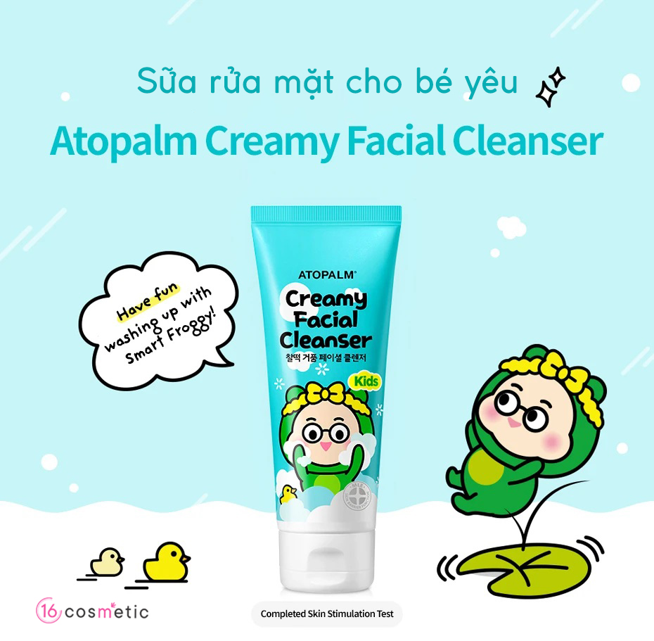 Sữa rửa mặt cho bé Atopalm Kids Creamy Facial Cleanser 150ml