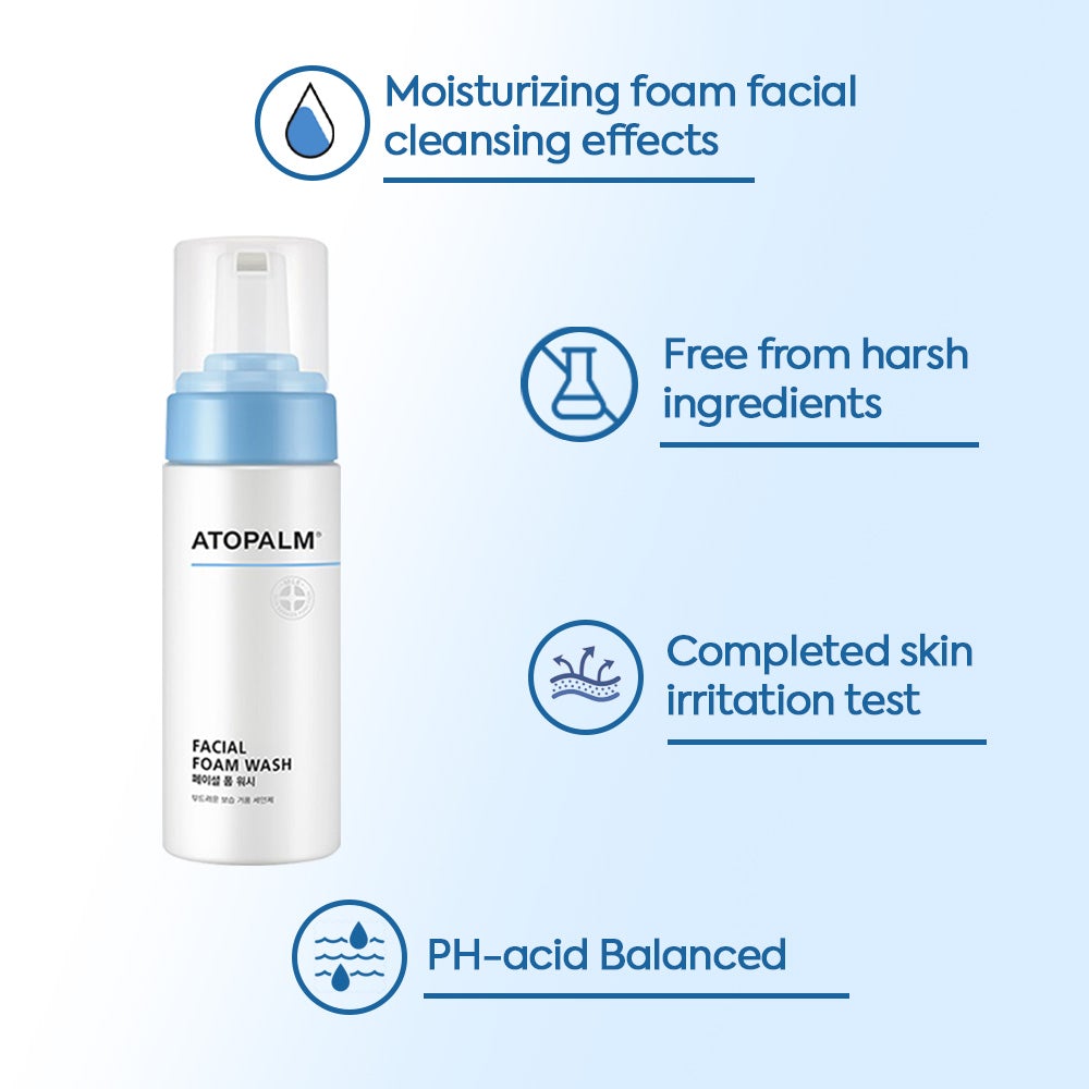 atopalm facial foam wash 150ml7