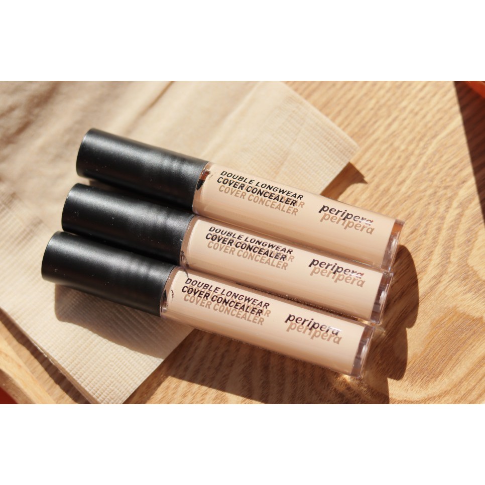 Che khuyết điểm Peripera Double Longwear Cover Concealer # 01 Pure Ivory