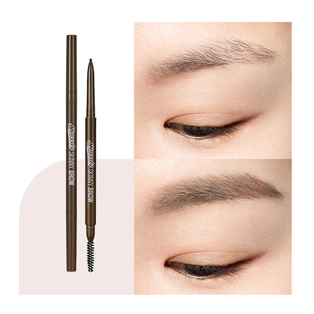 Chì kẻ mày Peripera Speedy Skinny Brow  #03 Natural Brown