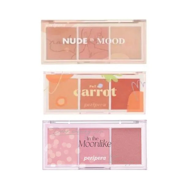 Peripera All Take Mood Cheek Palette #02 YOU TOO CARROT