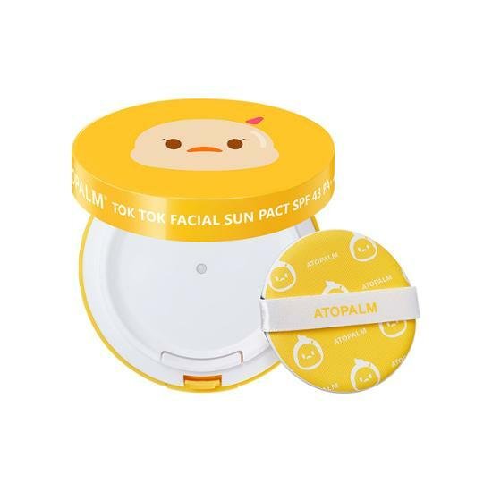 Phấn chống nắng cho bé ATOPALM TOK TOK Facial Sun Pact SPF43 PA+++ 15g