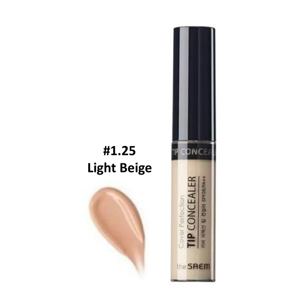 Che khuyết điểm the SAEM Cover Perfection Tip Concealer 1.5 Natural Beige