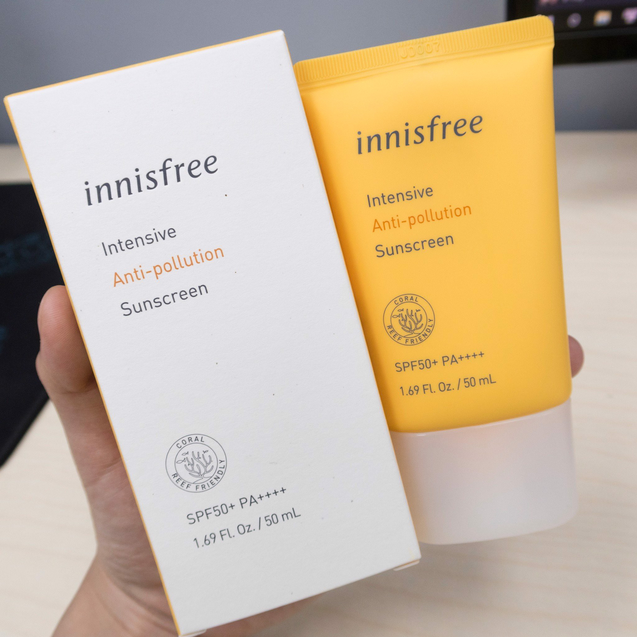 Kem Chống Nắng Innisfree Intensive Anti-pollution Sunscreen SPF50+ PA++++ 50ml (2022)