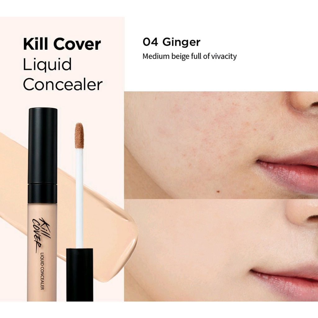 Che khuyết điểm CLIO Kill Cover Liquid Concealer 04 Ginger