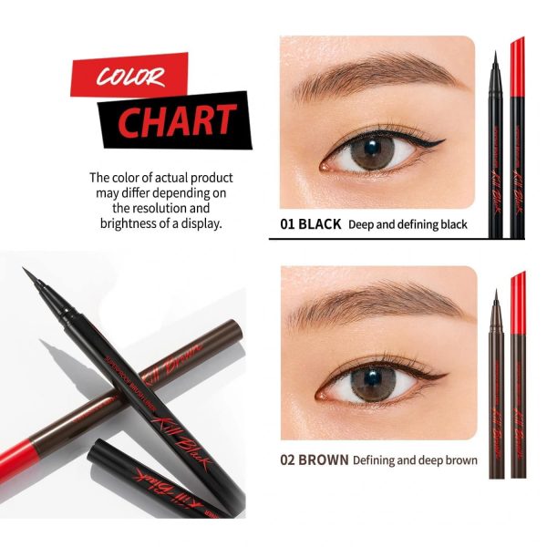 Kẻ mắt mẫu mới CLIO Superproof Pen Liner 02 Brown