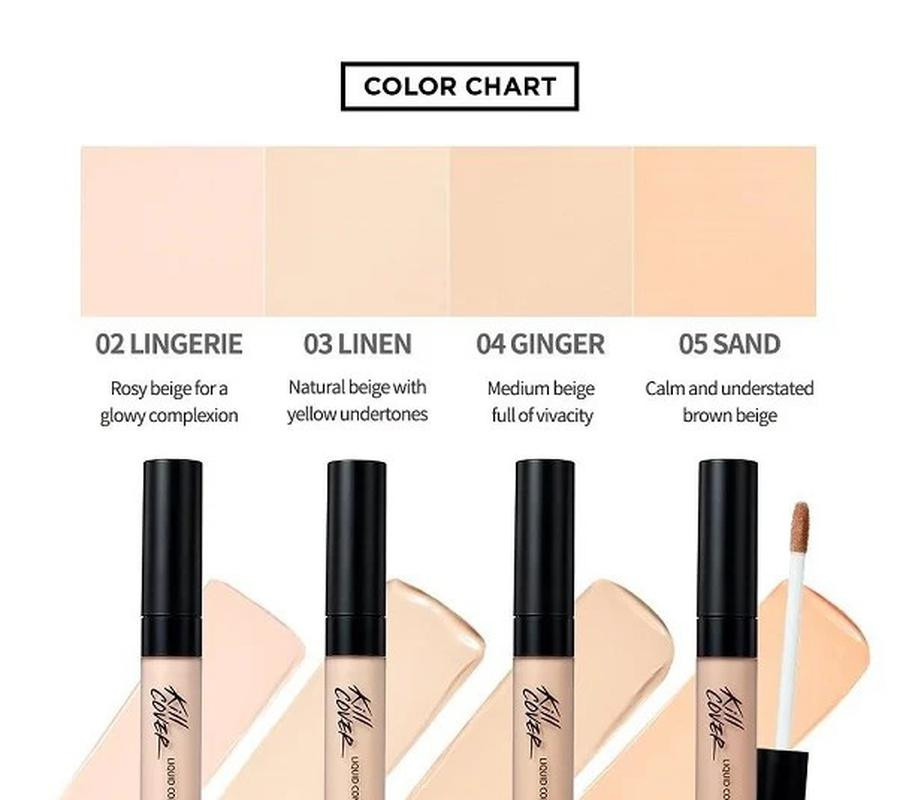 Che khuyết điểm CLIO Kill Cover Liquid Concealer 02 Lingerie