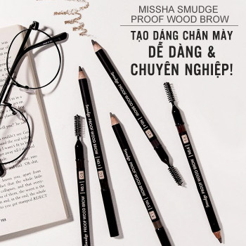 Chì kẻ mày MISSHA SMUDGE PROOF WOOD BROW