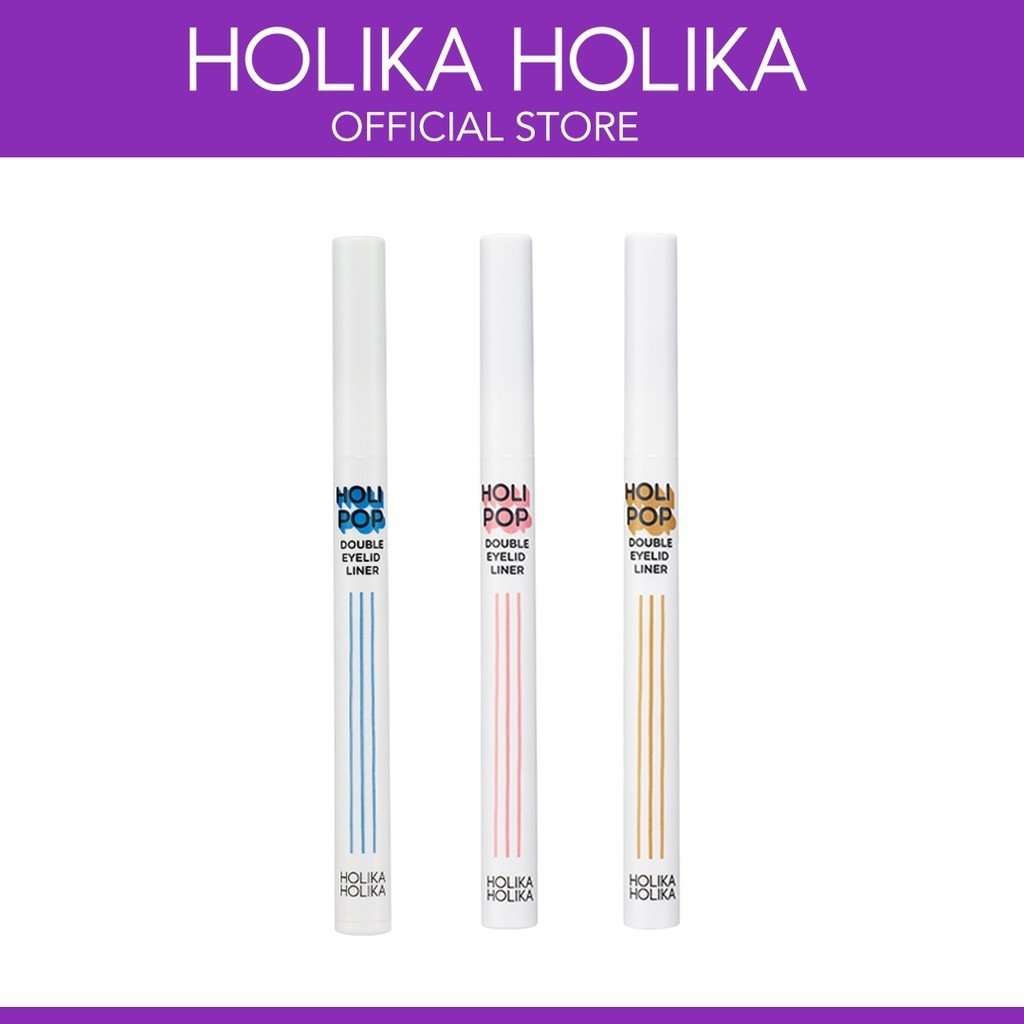 Bút kẻ trang điểm bọng mắt và mí mắt Holika Holika holipop Double Eyelid Liner