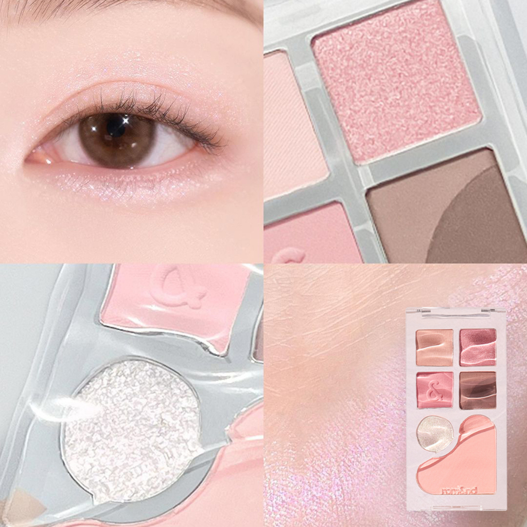 Bảng phấn mắt romand BARE LAYER PALETTE 02 STRAWBERRY MOOD