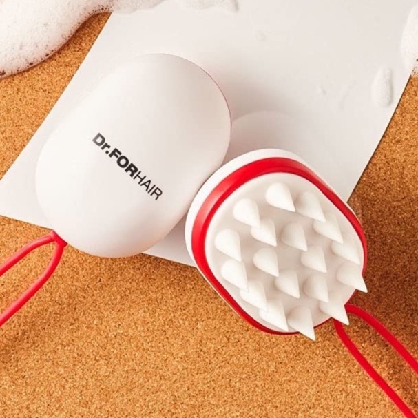 HOT Chải gội đầu, massage Dr.FORHAIR CLEANSING SCALP BRUSH