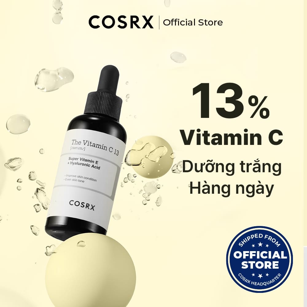Tinh chất dưỡng trắng sáng da COSRX The Vitamin C 13 serum 20ml