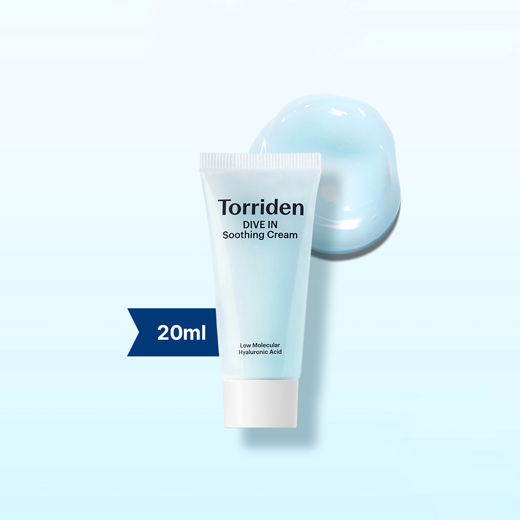 Kem dưỡng Torriden DIVE-IN Low molecule Hyaluronic acid Soothing Cream 20ml mini