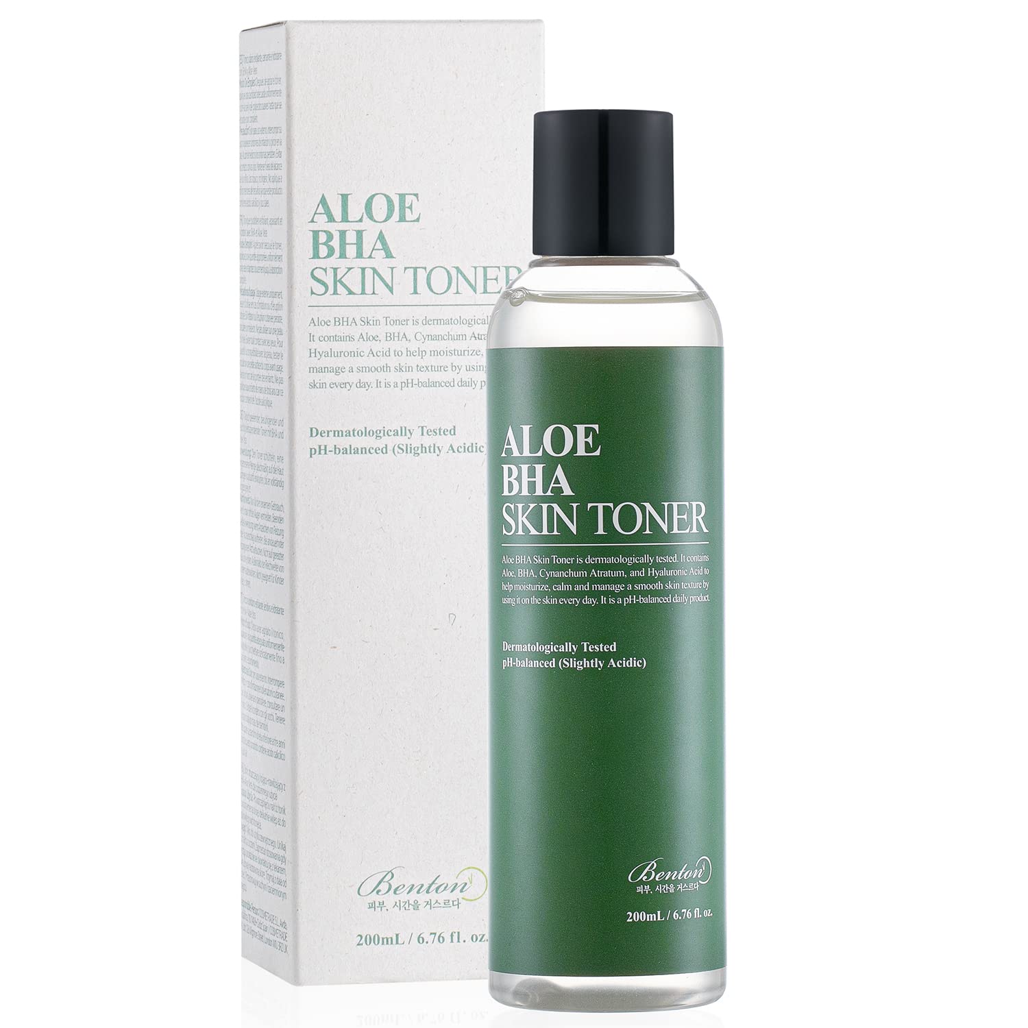 Nước hoa hồng Benton Aloe Bha Skin Toner 200ml