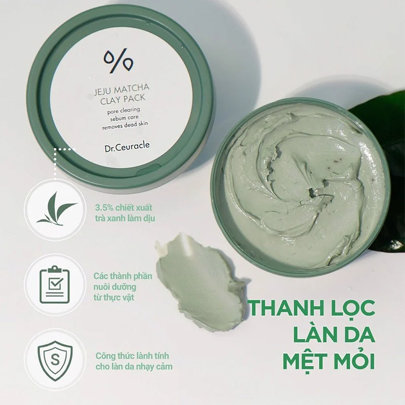 JEJU MATCHA CLAY PACK 115g