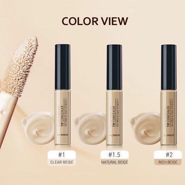 Thỏi Che khuyết điểm the SAEM Cover Perfection Tip Concealer 01.Clear Beige