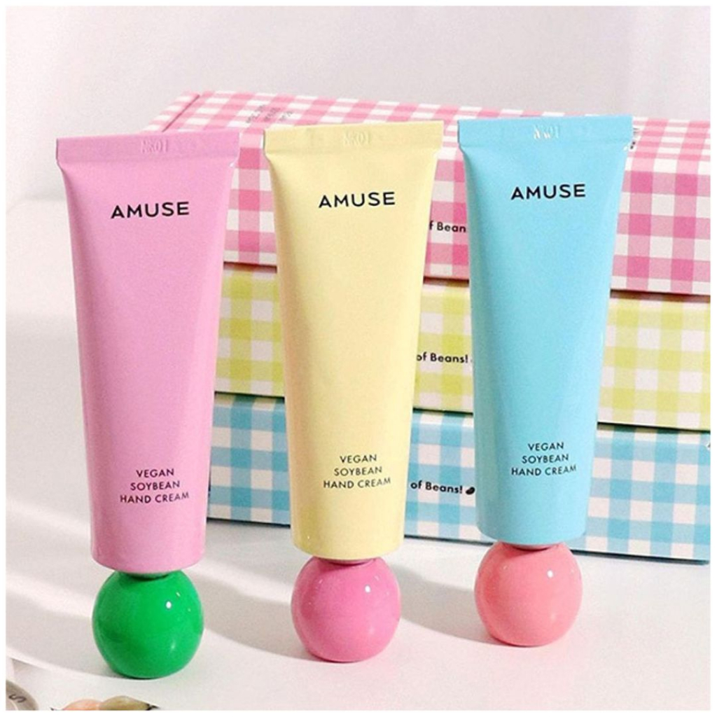 Kem dưỡng da tay AMUSE VEGAN SOYBEAN HAND CREAM LOVE