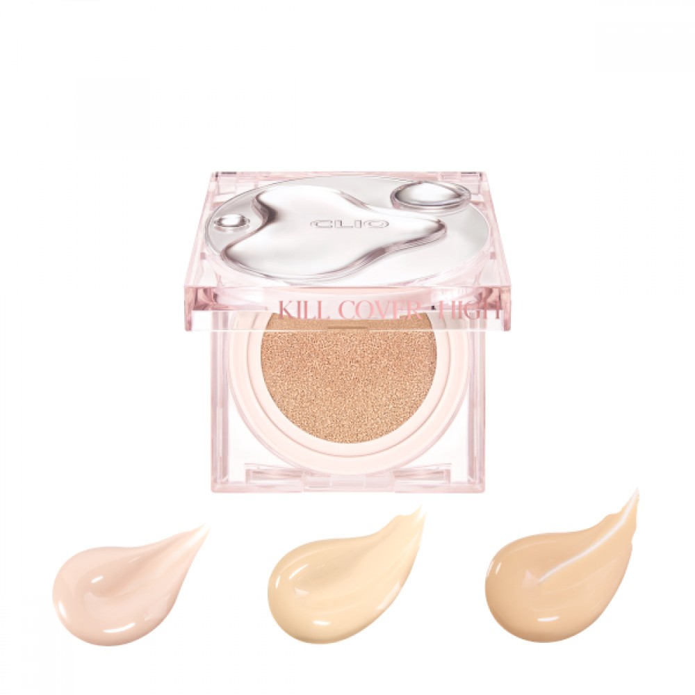 Phấn Nước Clio Kill Cover High Glow Cushion SPF50+ PA+++ 14g (Tặng kèm lõi)