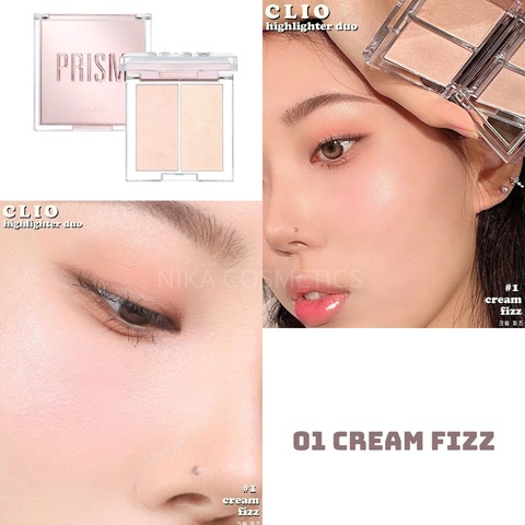 Phấn Bắt Sáng Clio Prism Highlighter Duo