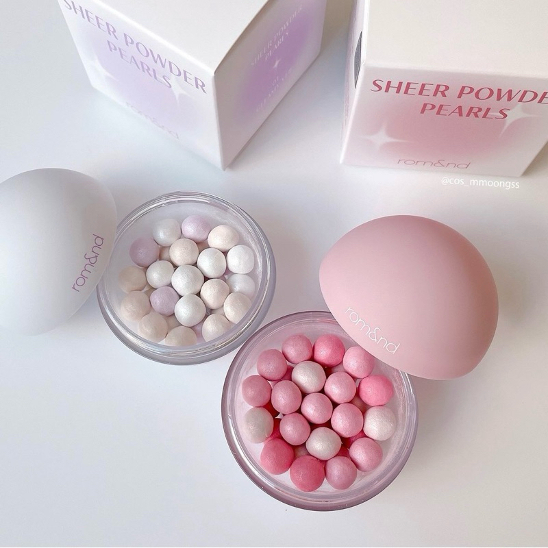 Bột ngọc trai hiệu ứng bắt sáng ROMAND Sheer Powder Pearls