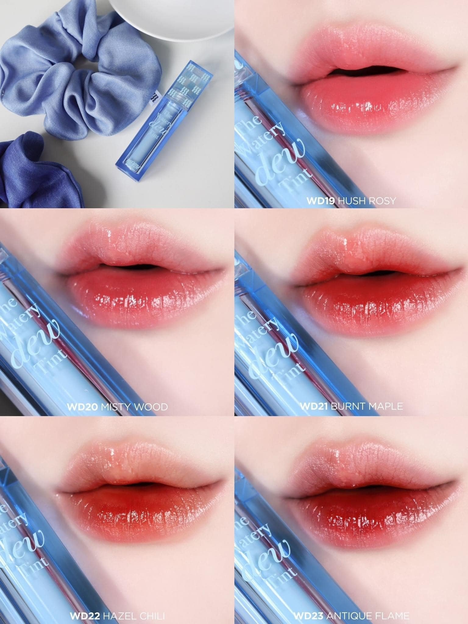 Son mới đủ các series Merzy The Watery Dew Tint WD