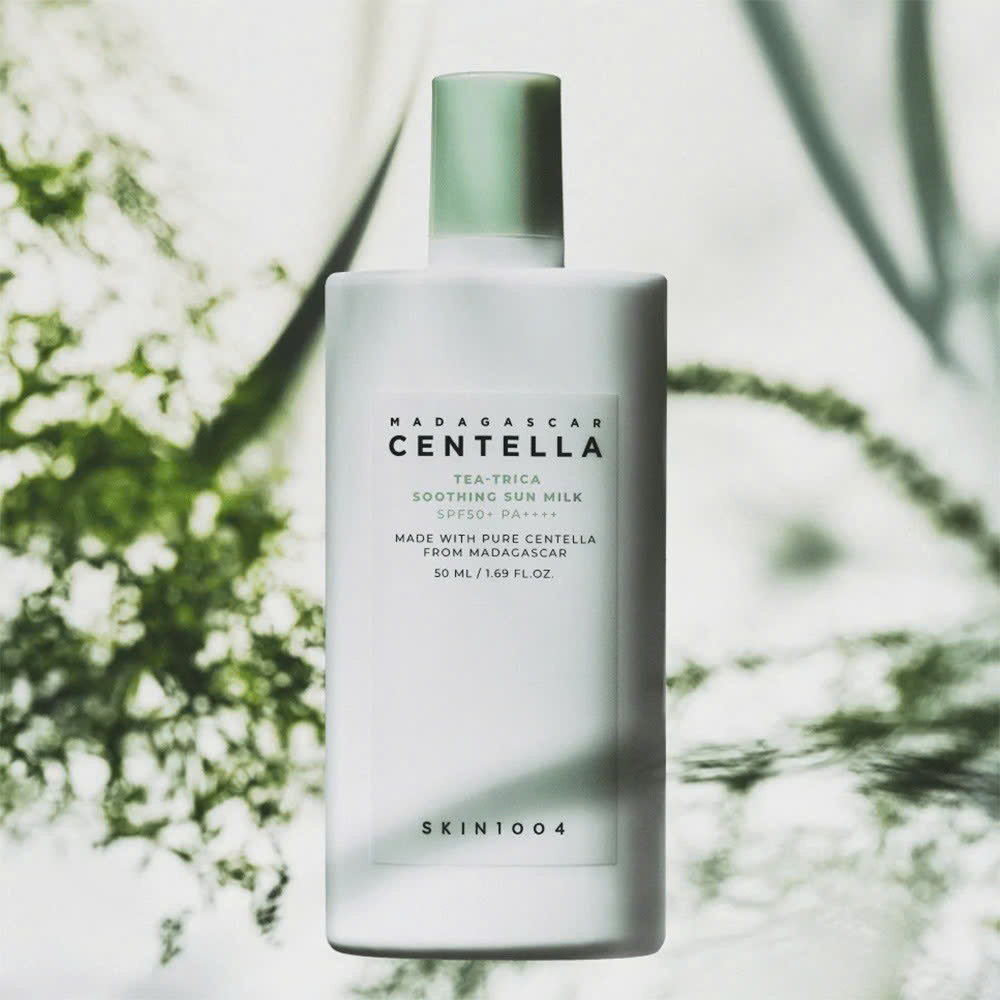 Kem chống nắng Skin1004 Madagascar Centella Tea-Trica Soothing Sun Milk 50ml